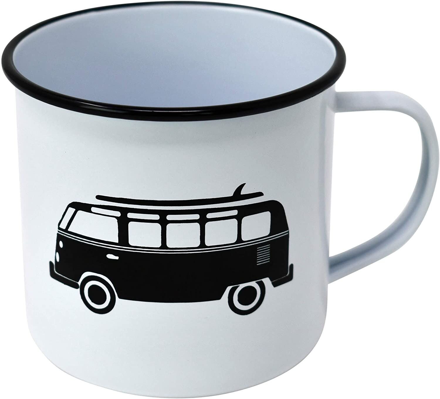 A enamel camp mug